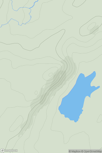 Thumbnail image for An Dun [Islay] showing contour plot for surrounding peak